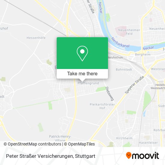 Peter Straßer Versicherungen map