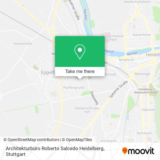 Карта Architekturbüro Roberto Salcedo Heidelberg