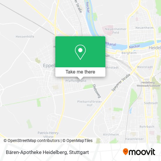 Bären-Apotheke Heidelberg map