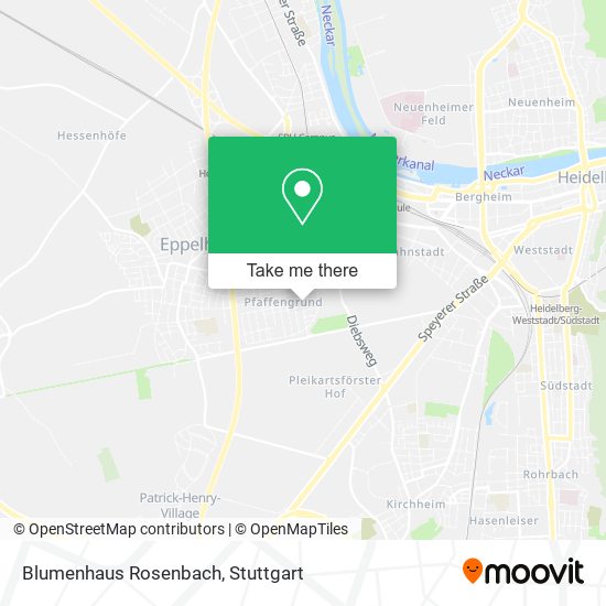 Blumenhaus Rosenbach map