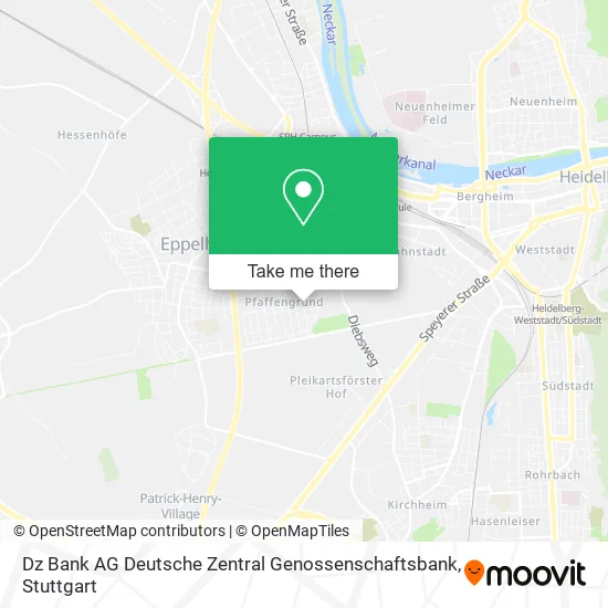 Карта Dz Bank AG Deutsche Zentral Genossenschaftsbank