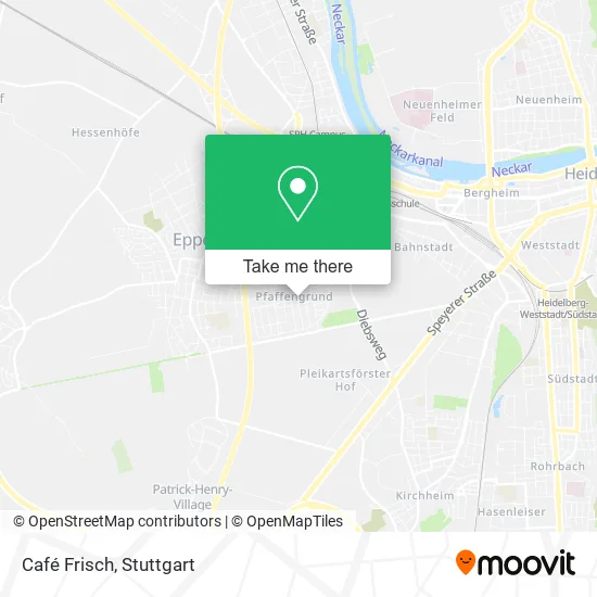 Карта Café Frisch