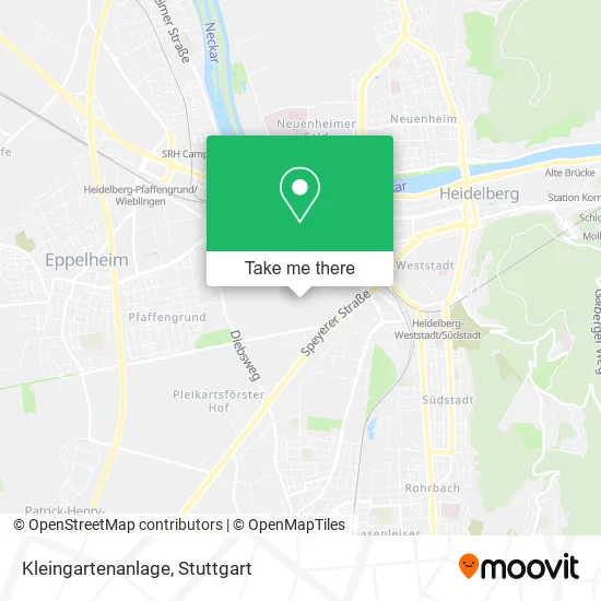 Карта Kleingartenanlage