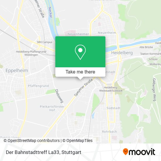 Der Bahnstadttreff La33 map
