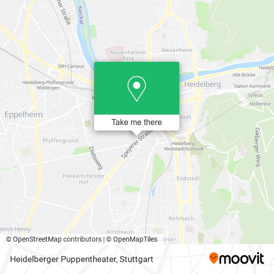 Heidelberger Puppentheater map