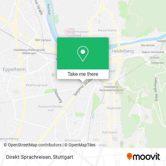 Direkt Sprachreisen map