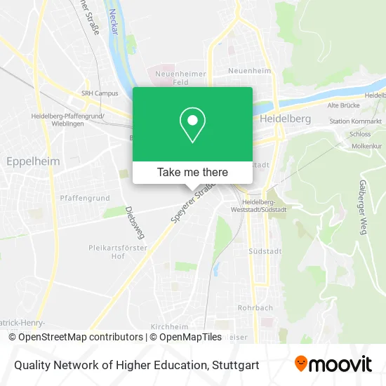 Карта Quality Network of Higher Education