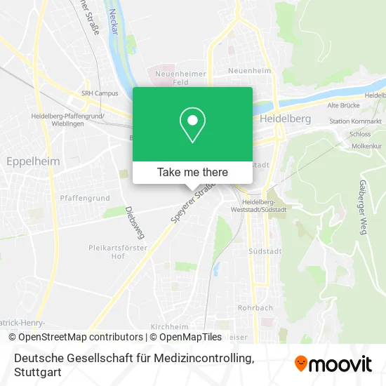 Карта Deutsche Gesellschaft für Medizincontrolling