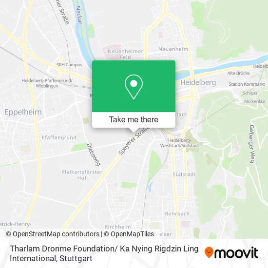 Карта Tharlam Dronme Foundation/ Ka Nying Rigdzin Ling International