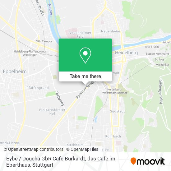 Карта Eybe / Doucha GbR Cafe Burkardt, das Cafe im Eberthaus
