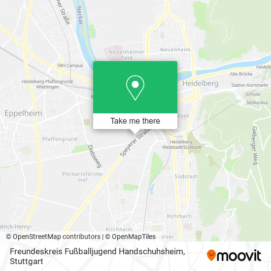 Карта Freundeskreis Fußballjugend Handschuhsheim
