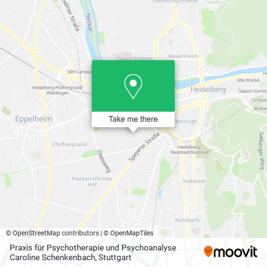 Praxis für Psychotherapie und Psychoanalyse Caroline Schenkenbach map