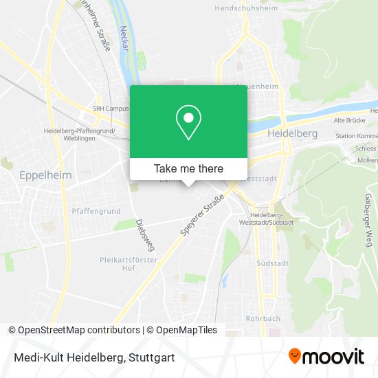 Medi-Kult Heidelberg map