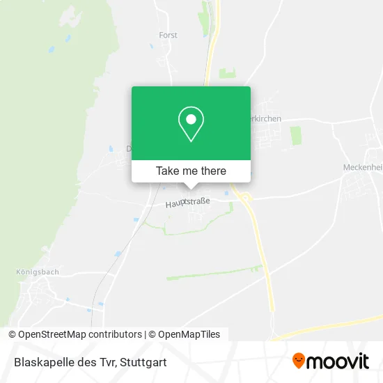 Карта Blaskapelle des Tvr
