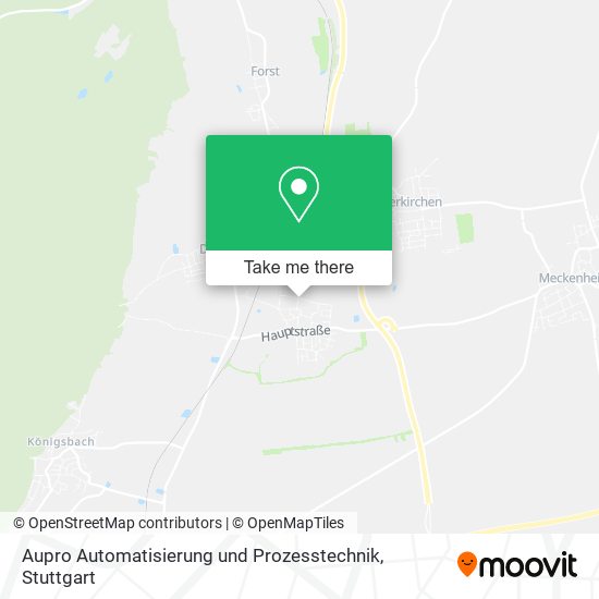 Aupro Automatisierung und Prozesstechnik map