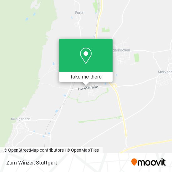 Карта Zum Winzer