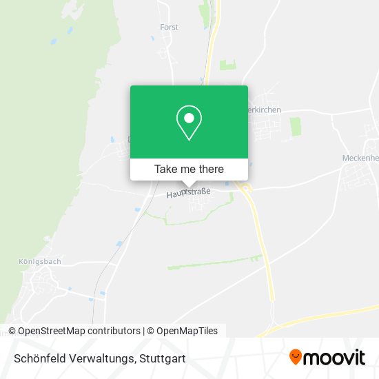 Schönfeld Verwaltungs map