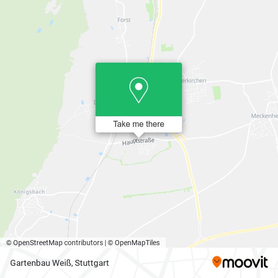 Gartenbau Weiß map