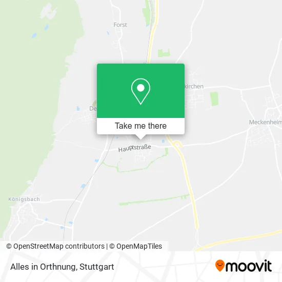 Карта Alles in Orthnung