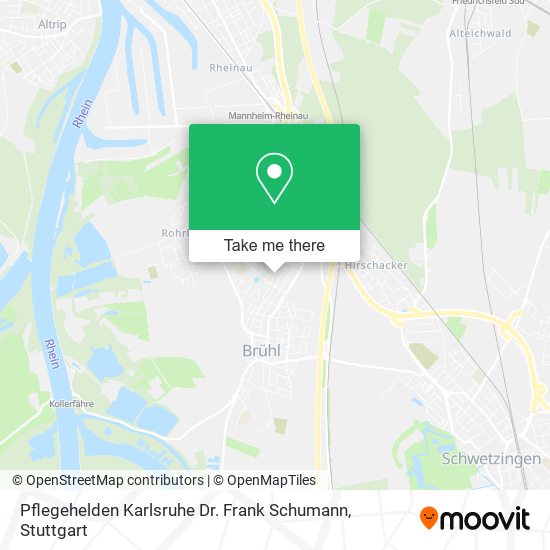 Pflegehelden Karlsruhe Dr. Frank Schumann map