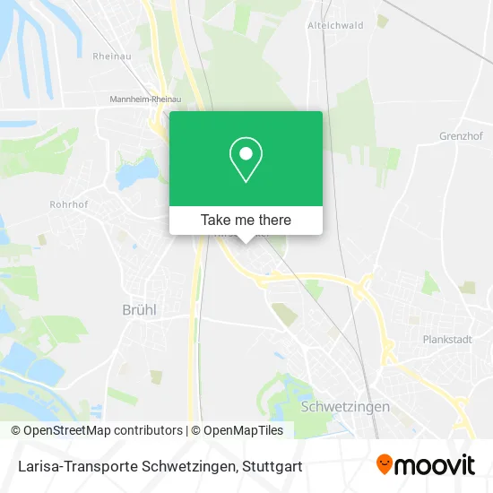 Карта Larisa-Transporte Schwetzingen