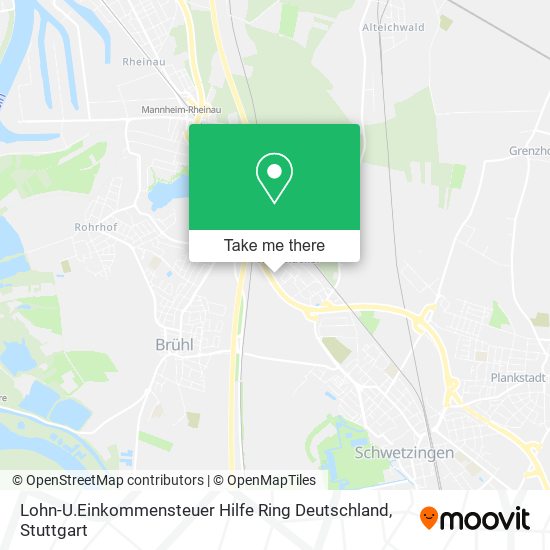 Карта Lohn-U.Einkommensteuer Hilfe Ring Deutschland