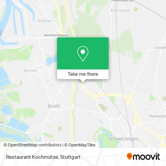 Restaurant Kochmütze map