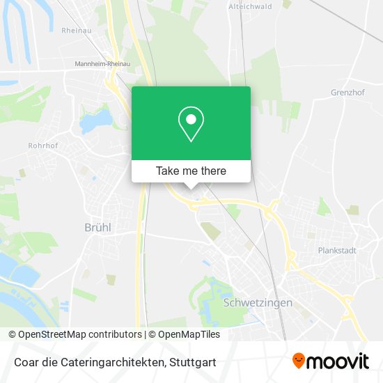 Coar die Cateringarchitekten map