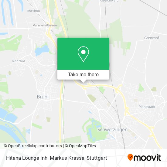 Карта Hitana Lounge Inh. Markus Krassa