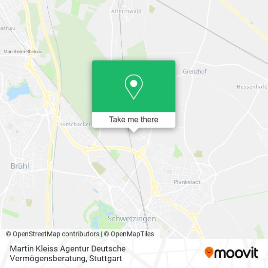 Martin Kleiss Agentur Deutsche Vermögensberatung map