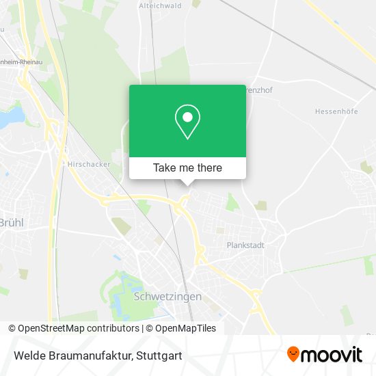 Карта Welde Braumanufaktur