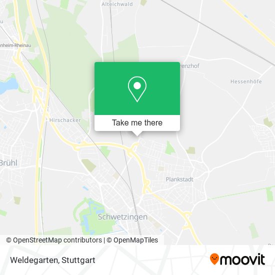 Карта Weldegarten