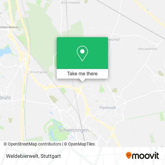 Карта Weldebierwelt