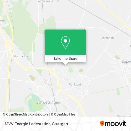 Карта MVV Energie Ladestation