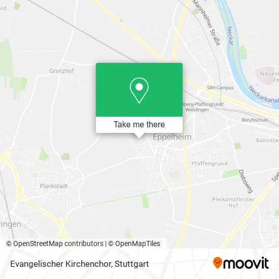 Карта Evangelischer Kirchenchor