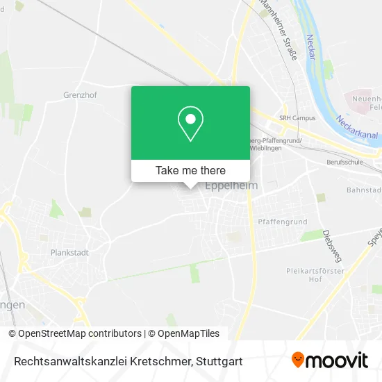 Карта Rechtsanwaltskanzlei Kretschmer