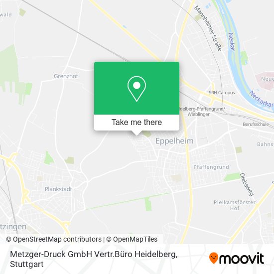 Metzger-Druck GmbH Vertr.Büro Heidelberg map