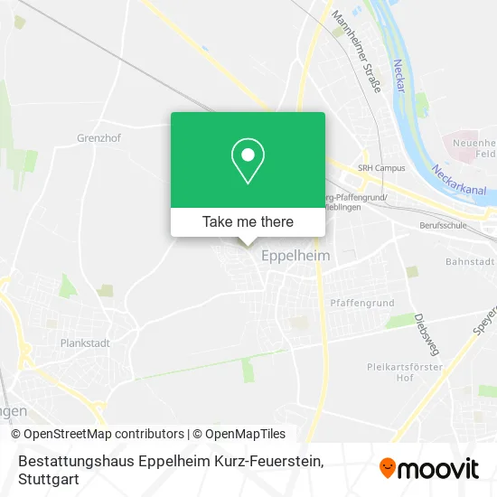 Карта Bestattungshaus Eppelheim Kurz-Feuerstein