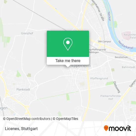 Licenes map