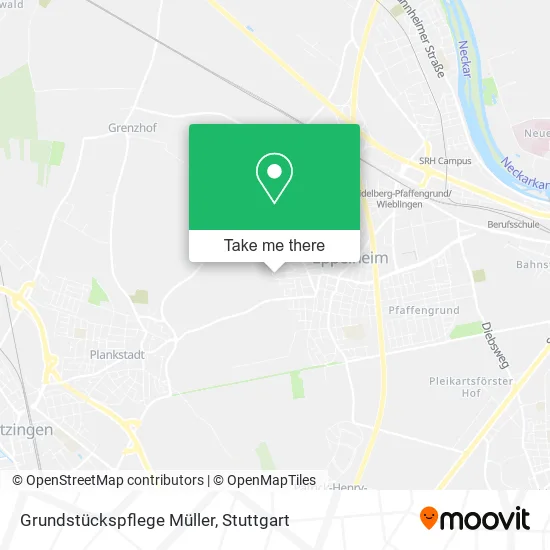 Карта Grundstückspflege Müller