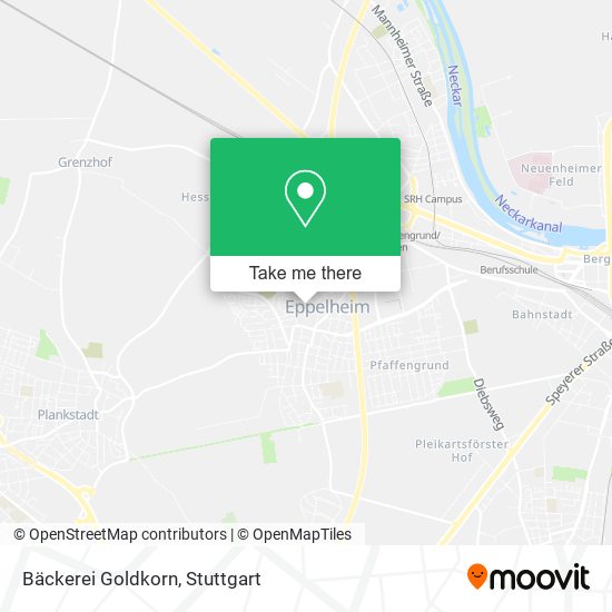 Карта Bäckerei Goldkorn