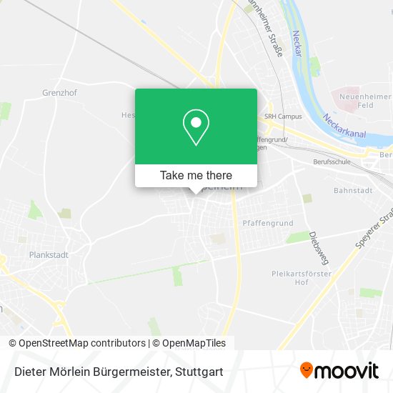 Dieter Mörlein Bürgermeister map