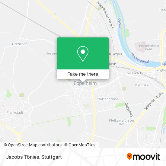 Карта Jacobs Tönies