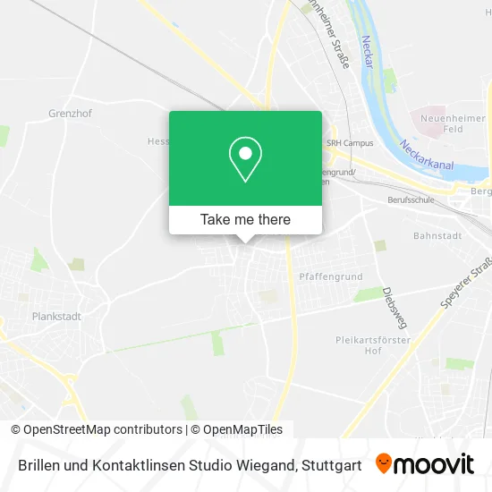 Карта Brillen und Kontaktlinsen Studio Wiegand