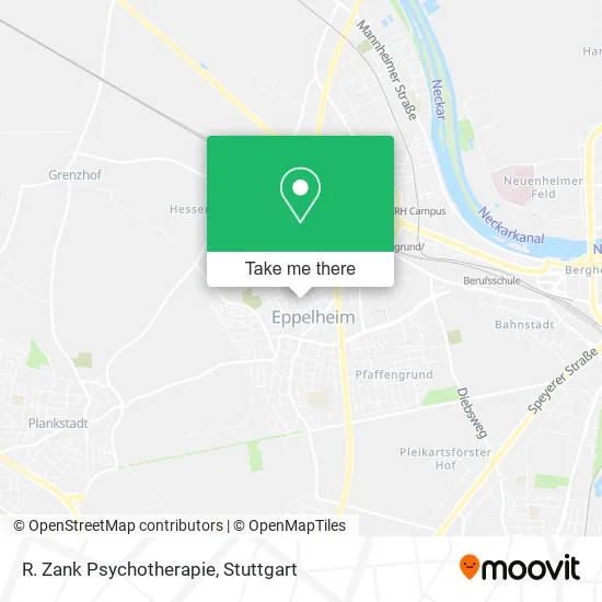 R. Zank Psychotherapie map
