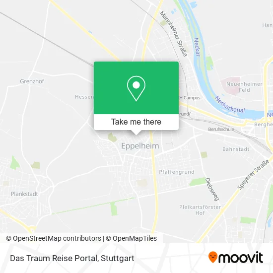 Карта Das Traum Reise Portal