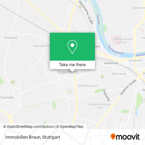 Immobilien Braun map