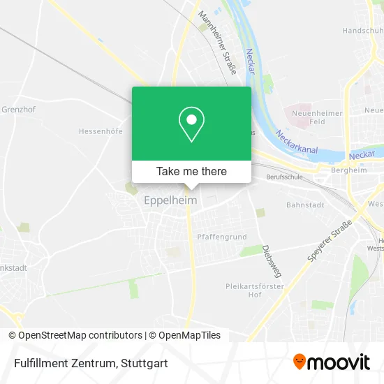 Карта Fulfillment Zentrum