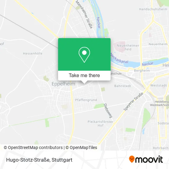 Карта Hugo-Stotz-Straße