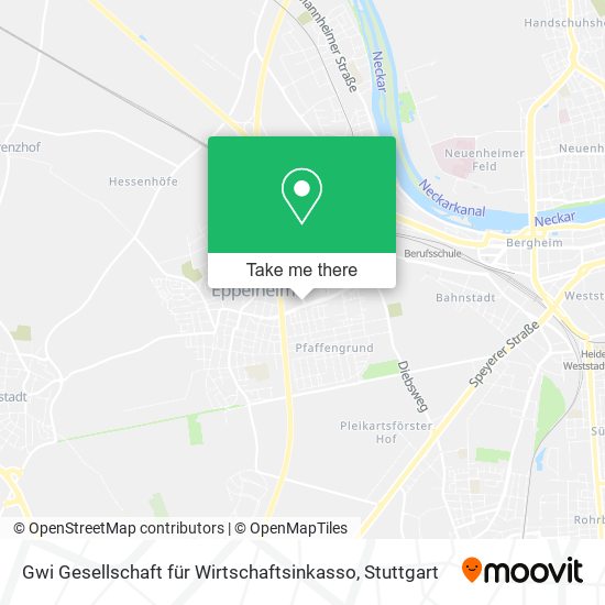 Gwi Gesellschaft für Wirtschaftsinkasso map